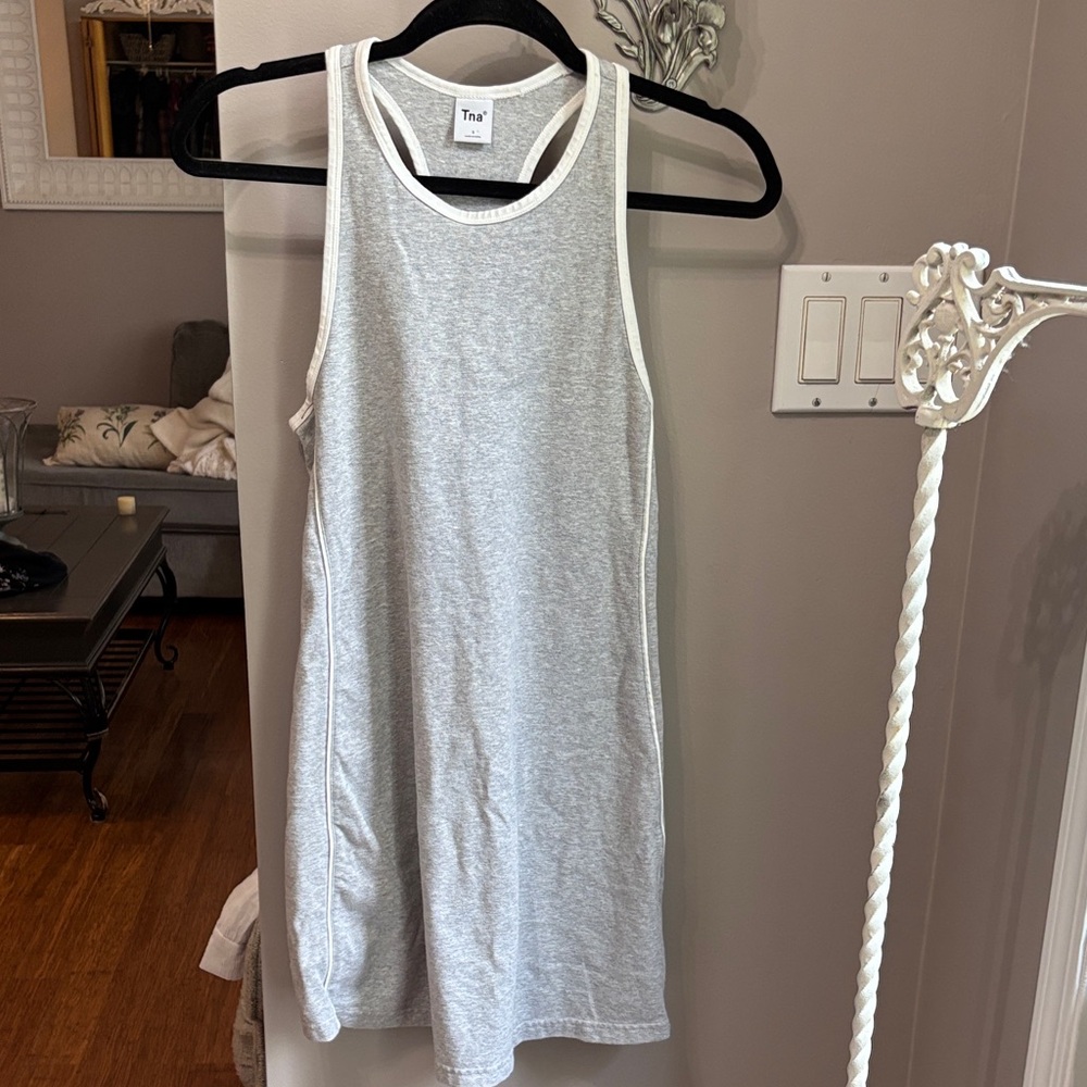 Aritzia Gray Mini Dress